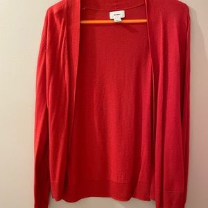 Old navy red/orange cardigan